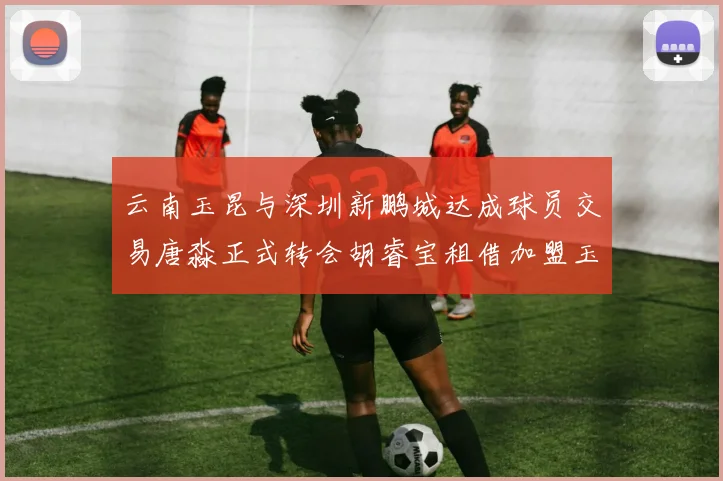云南玉昆与深圳新鹏城达成球员交易唐淼正式转会胡睿宝租借加盟玉昆